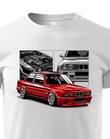 Dětské tričko s potiskem BMW E30 M3 - tričko pro milovníky aut