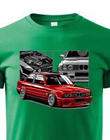 Dětské tričko s potiskem BMW E30 M3 - tričko pro milovníky aut