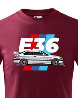 Dětské tričko s potiskem Bmw E36 -  tričko pro milovníky aut