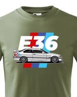 Dětské tričko s potiskem Bmw E36 -  tričko pro milovníky aut