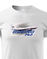 Dětské tričko s potiskem Boeing 747 Air Force One -  tričko pro milovníky letounů