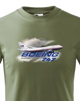 Dětské tričko s potiskem Boeing 747 Air Force One -  tričko pro milovníky letounů