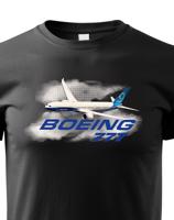 Dětské tričko s potiskem Boeing 777 tričko pro milovníky letounů