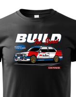 Dětské tričko s potiskem Build for speed -  tričko pro milovníky aut