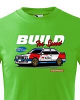 Dětské tričko s potiskem Build for speed -  tričko pro milovníky aut