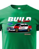 Dětské tričko s potiskem Build for speed -  tričko pro milovníky aut