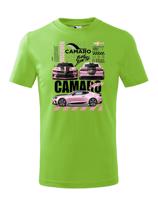 Dětské tričko s potiskem Chevrolet Camaro - tričko pro milovníky aut