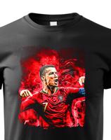 Dětské tričko s potiskem  Cristiano Ronaldo 1 -  dětské tričko pro milovníky fotbalu