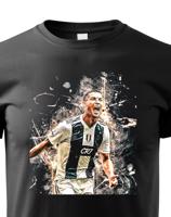 Dětské tričko s potiskem  Cristiano Ronaldo 3 -  dětské tričko pro milovníky fotbalu