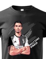Dětské tričko s potiskem Cristiano Ronaldo -  dětské tričko pro milovníky fotbalu