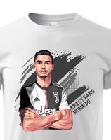 Dětské tričko s potiskem Cristiano Ronaldo -  dětské tričko pro milovníky fotbalu