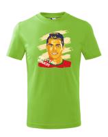 Dětské tričko s potiskem Cristiano Ronaldo -  dětské tričko pro milovníky fotbalu