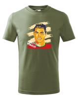 Dětské tričko s potiskem Cristiano Ronaldo -  dětské tričko pro milovníky fotbalu