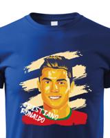 Dětské tričko s potiskem Cristiano Ronaldo -  dětské tričko pro milovníky fotbalu