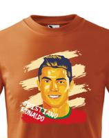 Dětské tričko s potiskem Cristiano Ronaldo -  dětské tričko pro milovníky fotbalu