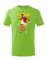 Dětské tričko s potiskem  Cristiano Ronaldo -  dětské tričko pro milovníky fotbalu