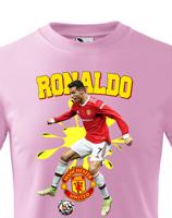 Dětské tričko s potiskem  Cristiano Ronaldo -  dětské tričko pro milovníky fotbalu