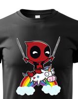 Dětské tričko s potiskem Deadpool pro fanoušky Marvelovek
