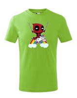 Dětské tričko s potiskem Deadpool pro fanoušky Marvelovek