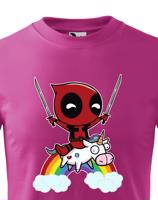 Dětské tričko s potiskem Deadpool pro fanoušky Marvelovek