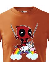 Dětské tričko s potiskem Deadpool pro fanoušky Marvelovek