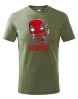 Dětské tričko s potiskem Deadpool pro fanoušky Marvelovek