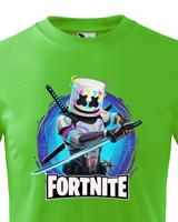 Dětské tričko s potiskem DJ Marshello Fortnite - ideální pro malé hráče