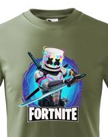 Dětské tričko s potiskem DJ Marshello Fortnite - ideální pro malé hráče