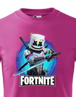 Dětské tričko s potiskem DJ Marshello Fortnite - ideální pro malé hráče