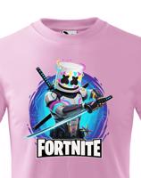 Dětské tričko s potiskem DJ Marshello Fortnite - ideální pro malé hráče