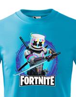 Dětské tričko s potiskem DJ Marshello Fortnite - ideální pro malé hráče