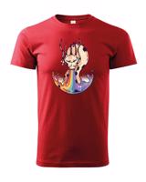 Dětské tričko s potiskem draka a duhy - skvělý dárek pro milovnice draků