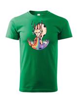 Dětské tričko s potiskem draka a duhy - skvělý dárek pro milovnice draků