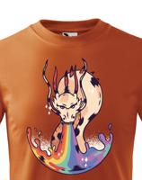 Dětské tričko s potiskem draka a duhy - skvělý dárek pro milovnice draků