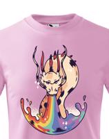 Dětské tričko s potiskem draka a duhy - skvělý dárek pro milovnice draků