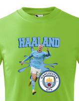 Dětské tričko s potiskem Erling Braut Haaland - Manchester city -  pánské tričko pro milovníky fotbalu