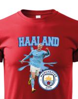 Dětské tričko s potiskem Erling Braut Haaland - Manchester city -  pánské tričko pro milovníky fotbalu