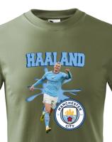 Dětské tričko s potiskem Erling Braut Haaland - Manchester city -  pánské tričko pro milovníky fotbalu