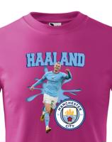 Dětské tričko s potiskem Erling Braut Haaland - Manchester city -  pánské tričko pro milovníky fotbalu