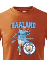 Dětské tričko s potiskem Erling Braut Haaland - Manchester city -  pánské tričko pro milovníky fotbalu