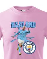 Dětské tričko s potiskem Erling Braut Haaland - Manchester city -  pánské tričko pro milovníky fotbalu
