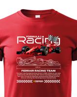 Dětské tričko s potiskem  Ferrari -  tričko pro milovníky F1