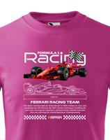 Dětské tričko s potiskem  Ferrari -  tričko pro milovníky F1