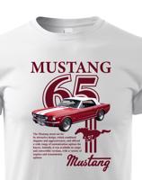 Dětské tričko s potiskem Ford Mustang 65 - tričko pro milovníky aut