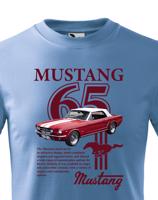 Dětské tričko s potiskem Ford Mustang 65 - tričko pro milovníky aut
