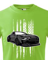Dětské tričko s potiskem Ford Mustang -  tričko pro milovníky aut