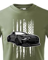 Dětské tričko s potiskem Ford Mustang -  tričko pro milovníky aut