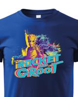 Dětské tričko s potiskem Groot a Rocket  - ideální dárek pro fanoušky Marvel