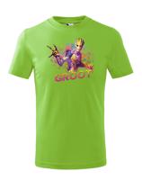 Dětské tričko s potiskem Groot - ideální dárek pro fanoušky Marvel