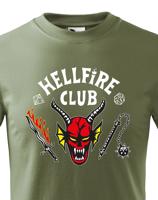 Dětské tričko s potiskem Hellfire club